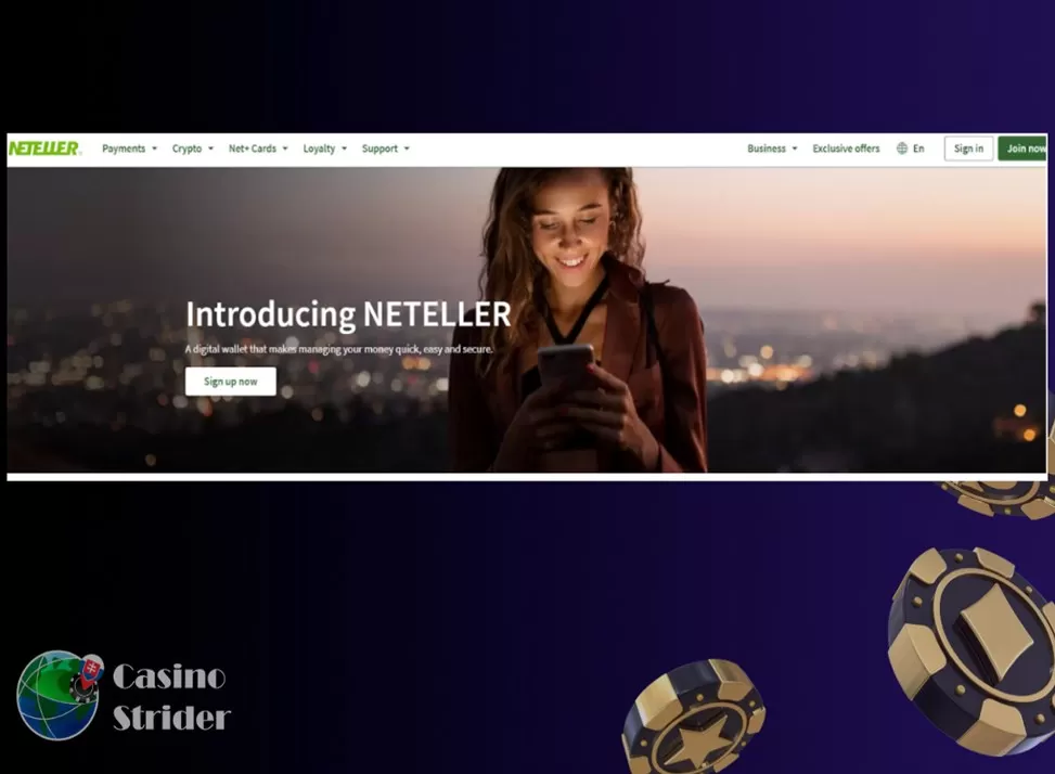 casino strider neteller