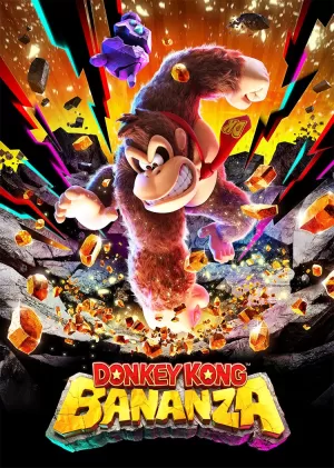 Box-art pre hru s názvom Donkey Kong Bananza