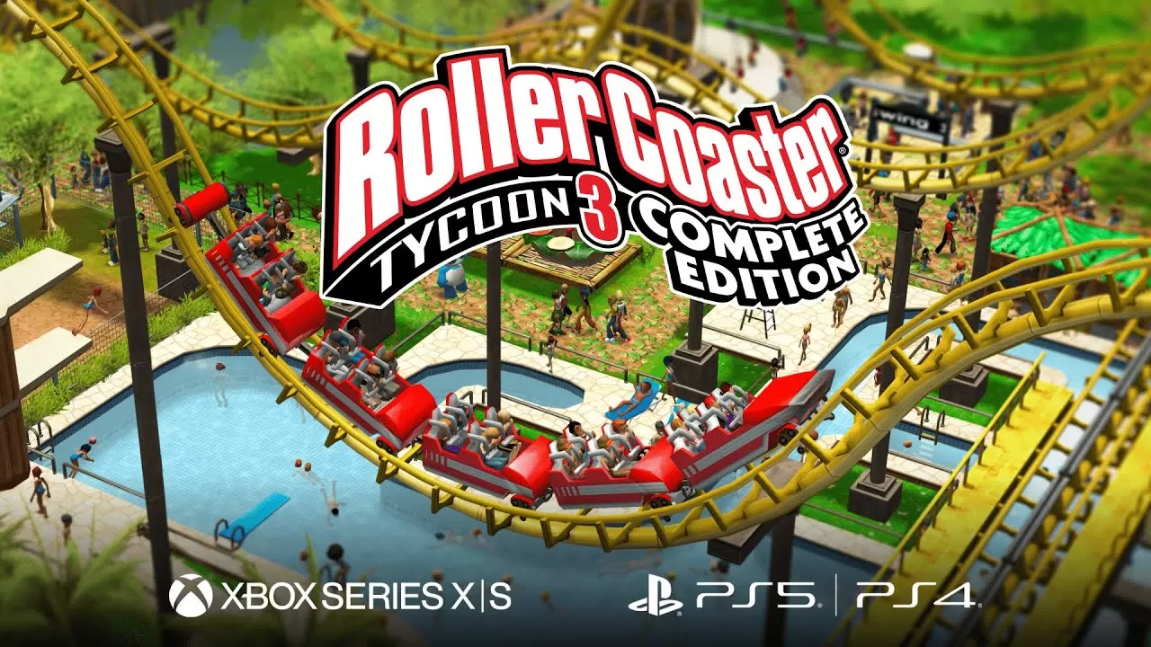 Box-art pre RollerCoaster Tycoon 3