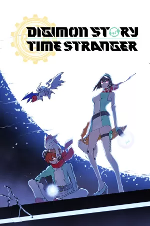Box-art pre hru s názvom Digimon Story Time Stranger