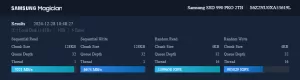 Samsung SSD test