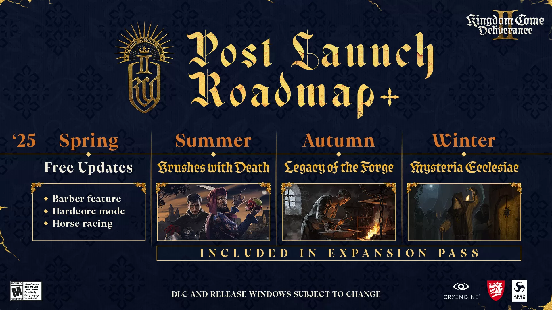 kingdom come deliverance 2 post launch content