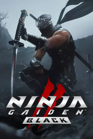 Box-art pre hru s názvom NINJA GAIDEN 2 Black