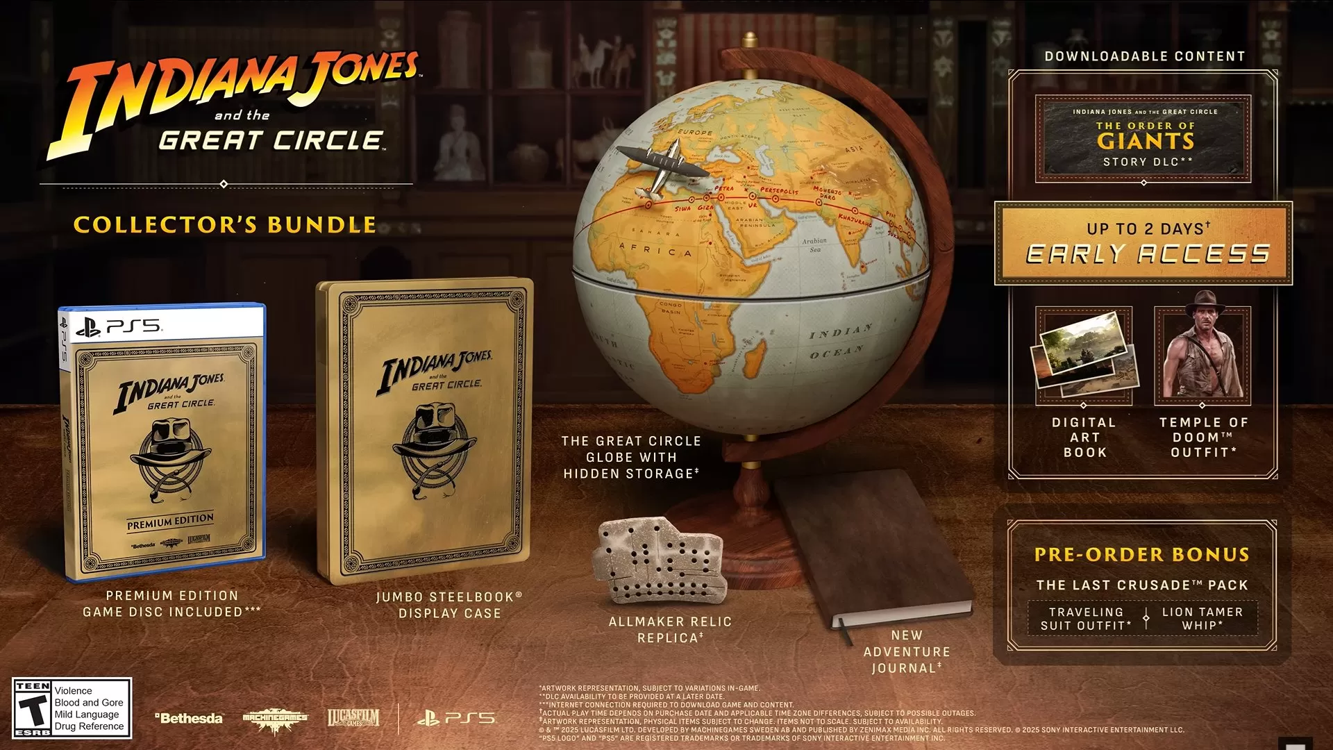 Indiana Jones and the Great Circle Ps5 collectors edition