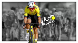 Box-art pre hru s názvom Tour de France 2025