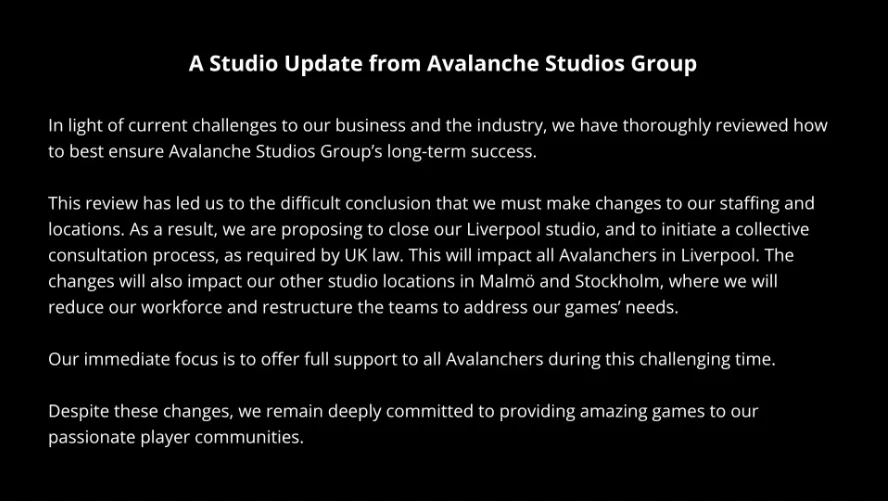 Avalanche Studios Group