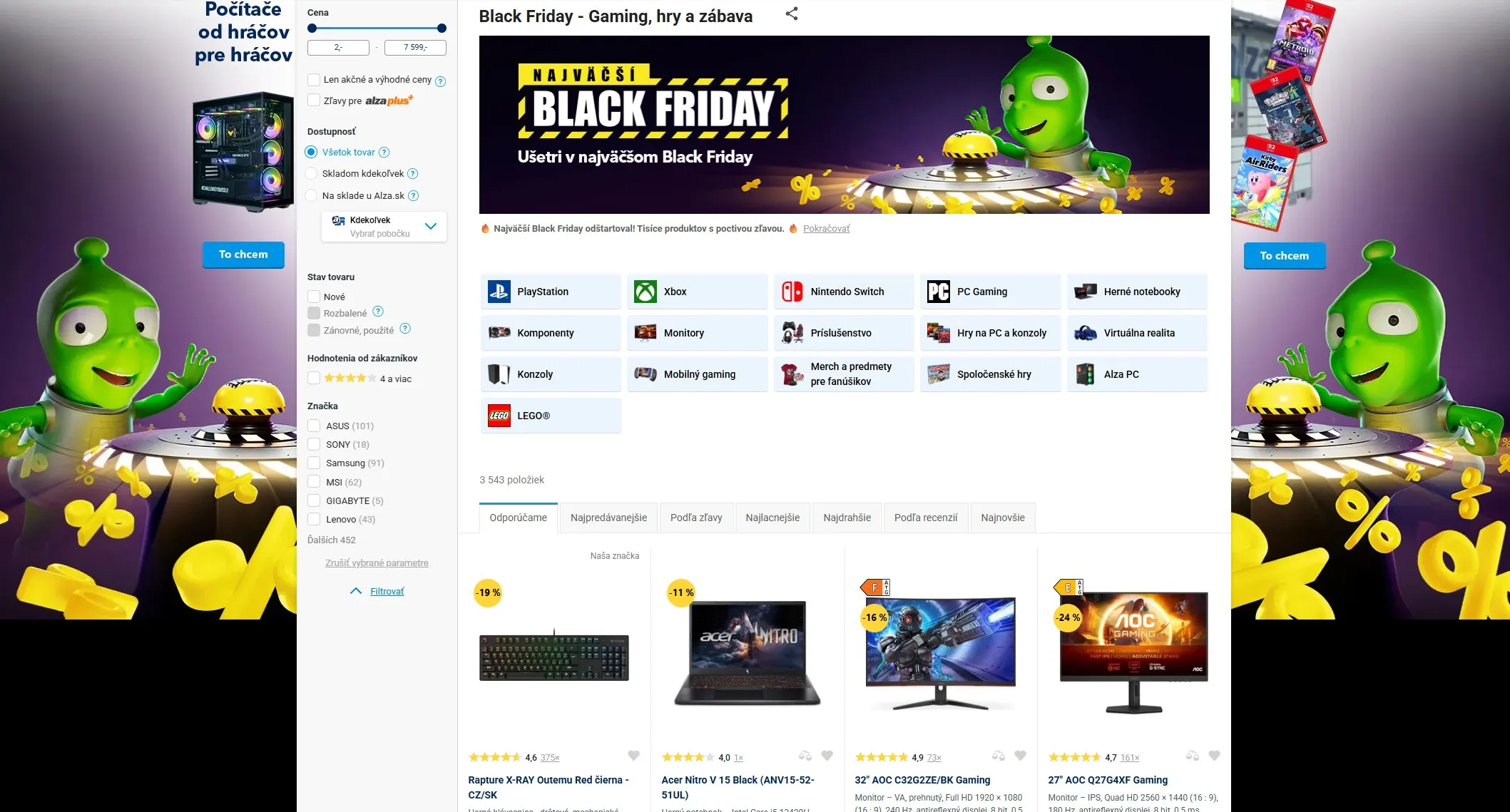 Alza Black Friday 2025