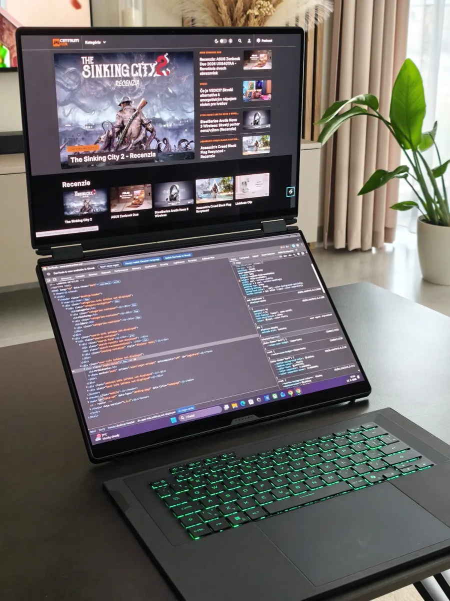 ROG Zephyrus Duo 2026 GX651AX - Recenzia 05