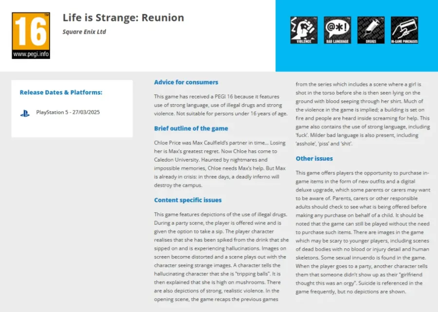 Life is Strange: Reunion