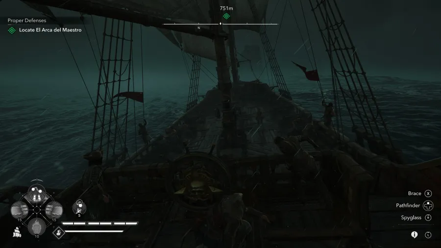 Assassin's Creed Black Flag Resynced NIght Ship Sailing